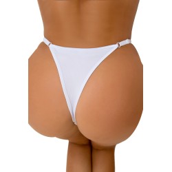 String ouvert à strass blanc 2