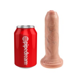 Gode 17,5 cm avec prépuce - King Cock 2