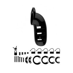 Cage de chasteté 14cm ManCage 06 noir 2