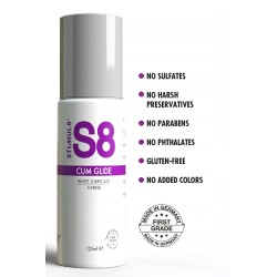 Lubrifiant hybride S8 effet sperme 125ml 2