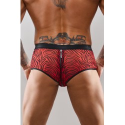 Shorty à zip en tulle zébré - Regnes 2