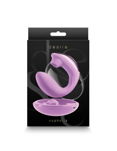 Double stimulateur Desire Euphoria - rose 2
