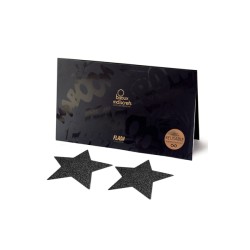 Bijoux de seins Flash Etoile Noir 2