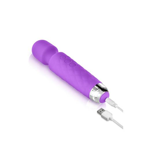 Vibro Love Wand rechargeable violet - Yoba 2