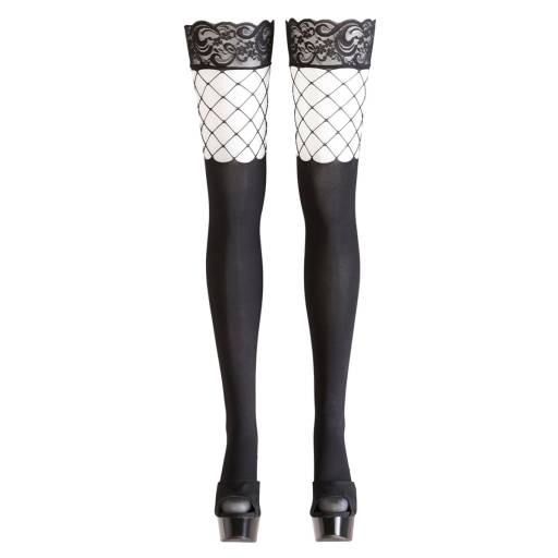 Bas autofixants opaques noir - Cotelli Legwear 2