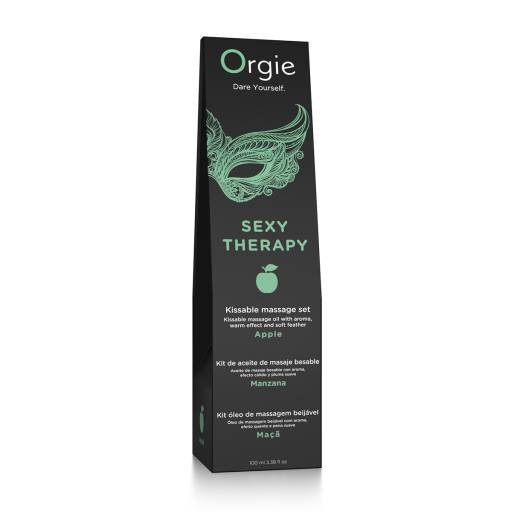 Huile de massage embrassable Sexy Therapy Pomme 2