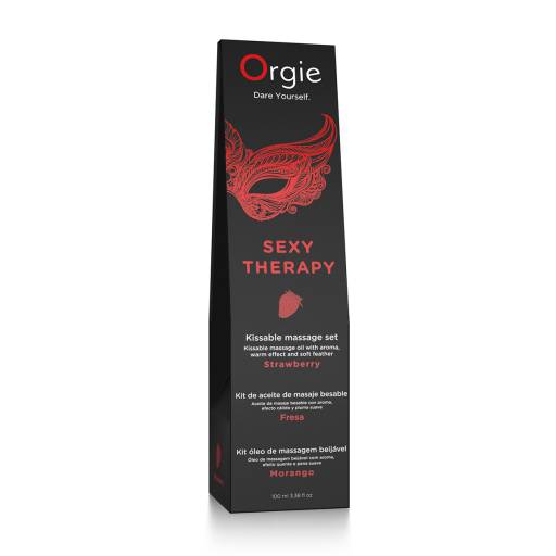 Huile de massage embrassable Sexy Therapy fraise 2