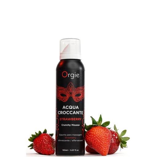 Mousse de massage effervescente Fraise 150ml 2