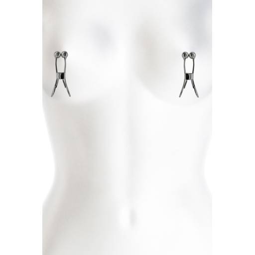 Pinces à tétons Bound noir 2