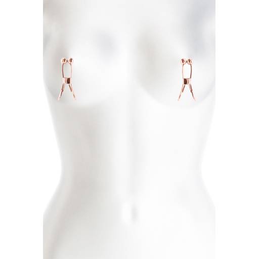 Pinces à tétons Bound rose gold 2