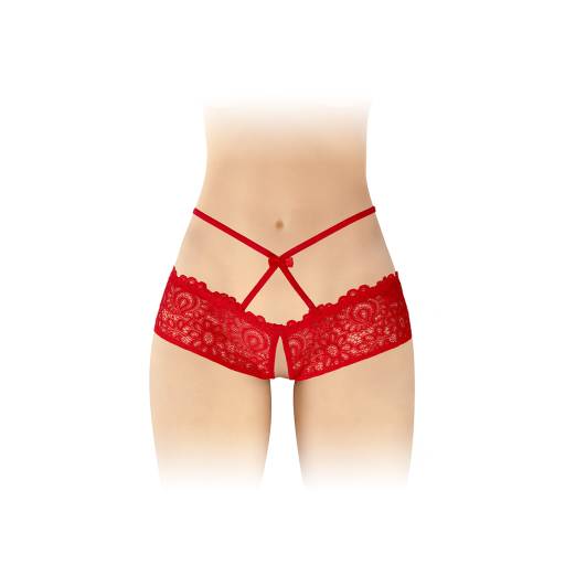 Culotte ouverte rouge Celia - Fashion Secret 2