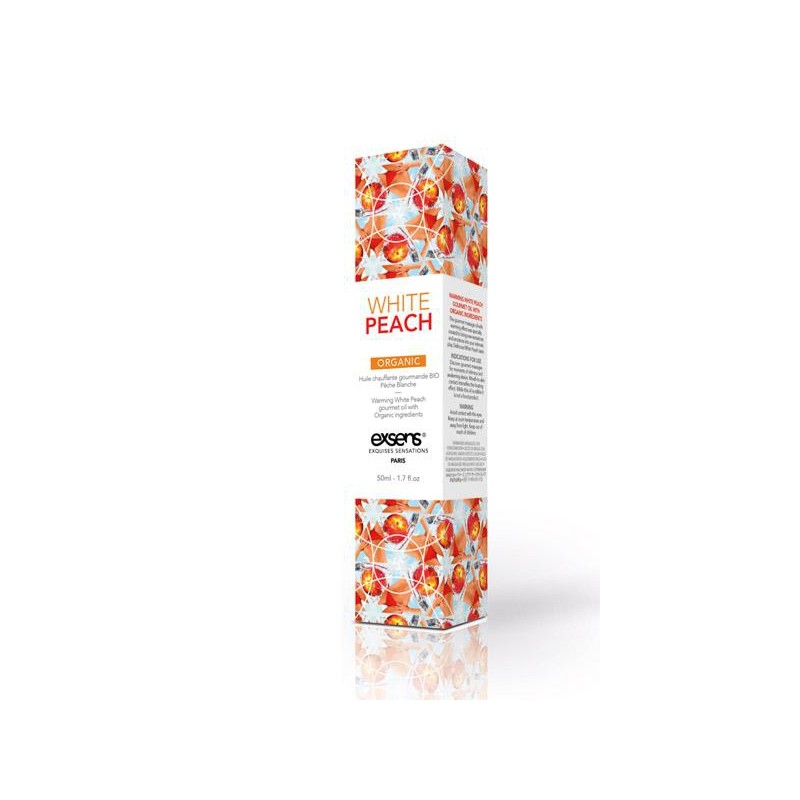Huile de massage BIO Exsens - peche blanche