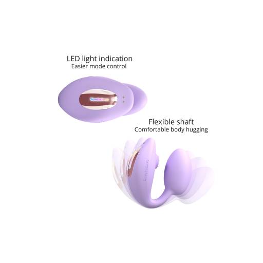 Double stimulateur Wonderlover mauve - Love to Love 2