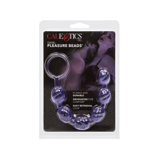 Perles anales CalExotics Swirl violet 2