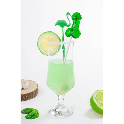 Sucette pénis Mojito avec alcool 2