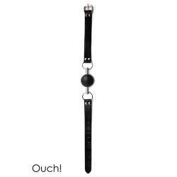 Solid Ball Gag noir - Ouch! 2