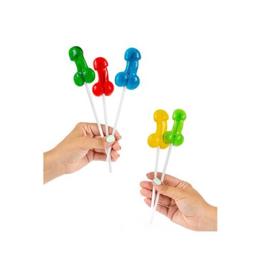 Lot de sucettes Pénis Cocktails - Avec Alcool