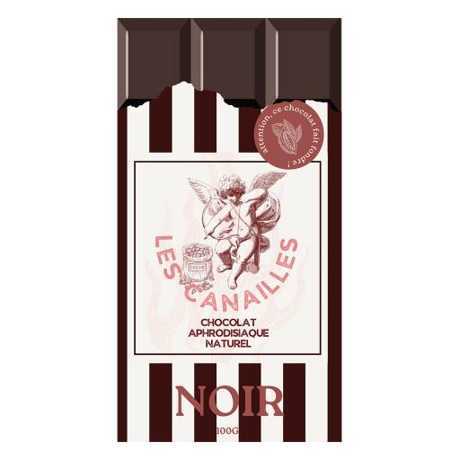 Chocolat noir - Tablette 100g - Les canailles