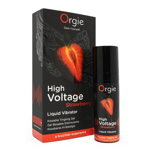 Gel d'excitation High Voltage Liquid Vibrator Fraise - Orgie 2