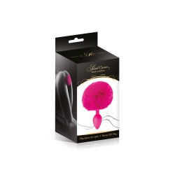 Plug queue de lapin - fuchsia 2