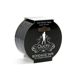 Ruban de bondage 20 m - noir 2