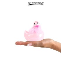 Mini canard vibrant Duckie Paris - rose 2
