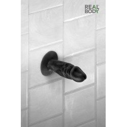 Plug anal réaliste noir 11 cm - Real Tim 2