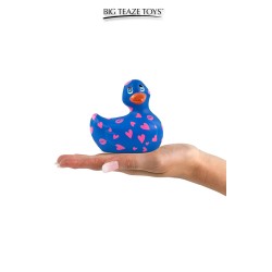 Mini canard vibrant Romance bleu et rose 2