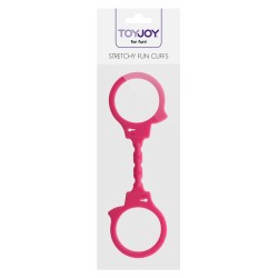 Menottes silicone stretchy - rose 2
