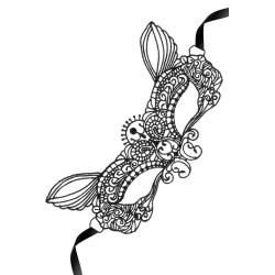 Loup broderie souple Pleine Lune 2