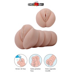 Masturbateur intense Vagin réaliste - Crazy Bull