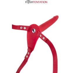 Gode ceinture rouge vibrant Fetish Tentation 2