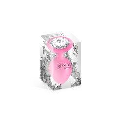 Plug bijou silicone rose L - Hidden Eden 2