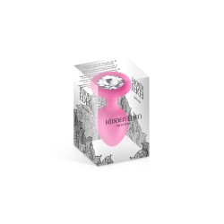 Plug bijou silicone rose S - Hidden Eden 2