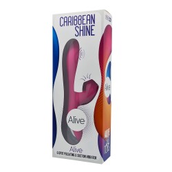 Vibro rabbit Caribbean Shine - rose 2