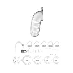 Cage de chasteté 14cm avec plug - ManCage 12 2