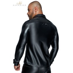 Chemise wetlook et vinyle H064 2