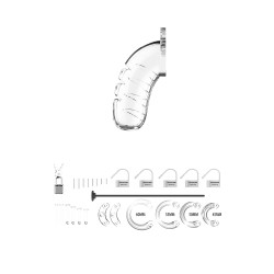 Cage de chasteté 10cm avec sonde urétrale - ManCage 16 2