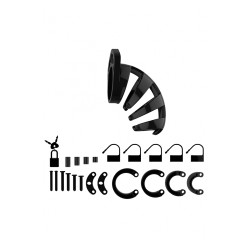 Cage de chasteté 9cm ManCage 02 noir 2