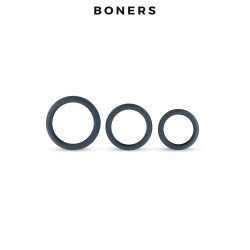 Kit de 3 anneaux de pénis larges - Boners 2