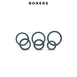 Set de 6 anneaux de pénis larges - Boners 2