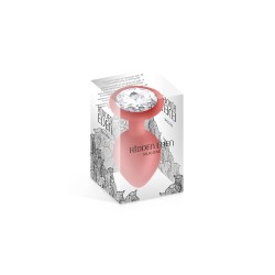 Plug bijou silicone rouge M - Hidden Eden 2