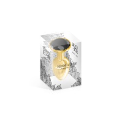 Plug bijou aluminium or et noir S - Hidden Eden 2