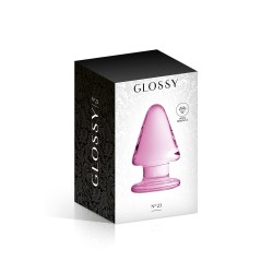Plug anal verre Glossy Toys n° 23 Pink 2