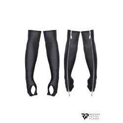 Gants longs en wetlook avec fermetures éclair - Regnes 2