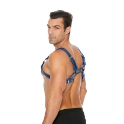 Harnais Buckle Bulldog bleu - Ouch! 2