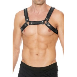 Harnais Buckle Bulldog noir - Ouch!