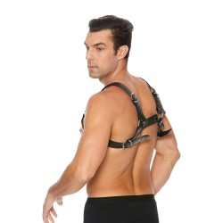 Harnais Buckle Bulldog noir - Ouch! 2