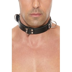 Collier Bondage Deluxe noir - Ouch! 2