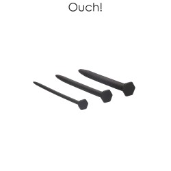 Set de 3 plugs urétraux Grandes Vis - Ouch! 2